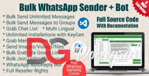 WaBulker Bulk WhatsApp sender + Group Sender + WhatsApp Autobot 3.1.0 NULLED