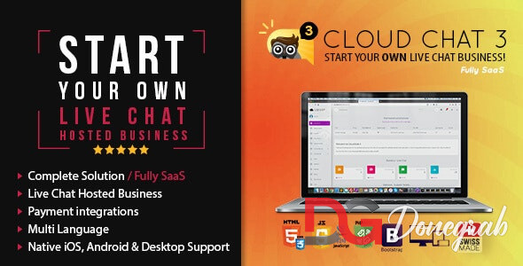 Cloud Chat 3 v3.1.4 - Fully SaaS Live Support Chat - nulled